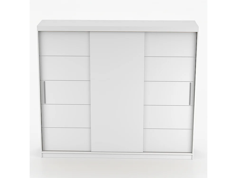 Alba II Frida 01 Mini-Kleiderschrank und Kommode, Weiß