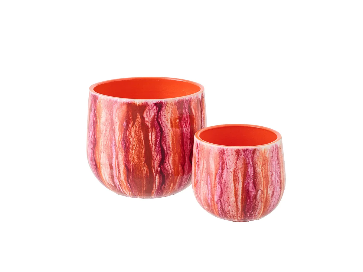 Cache-Pot en Céramique "Sienne" 23cm Multicolore
