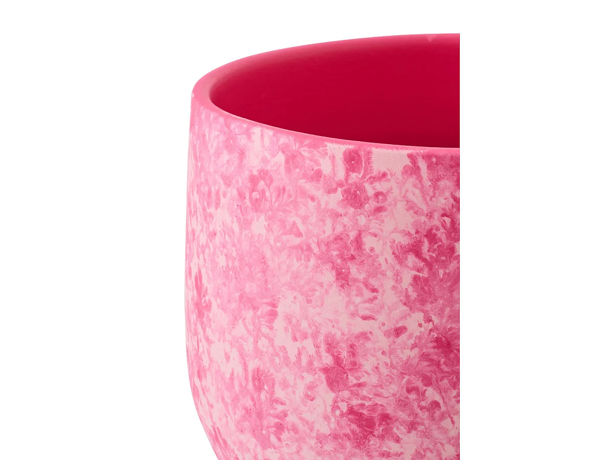 Cache-Pot en Céramique "Sienne" 23cm Rose