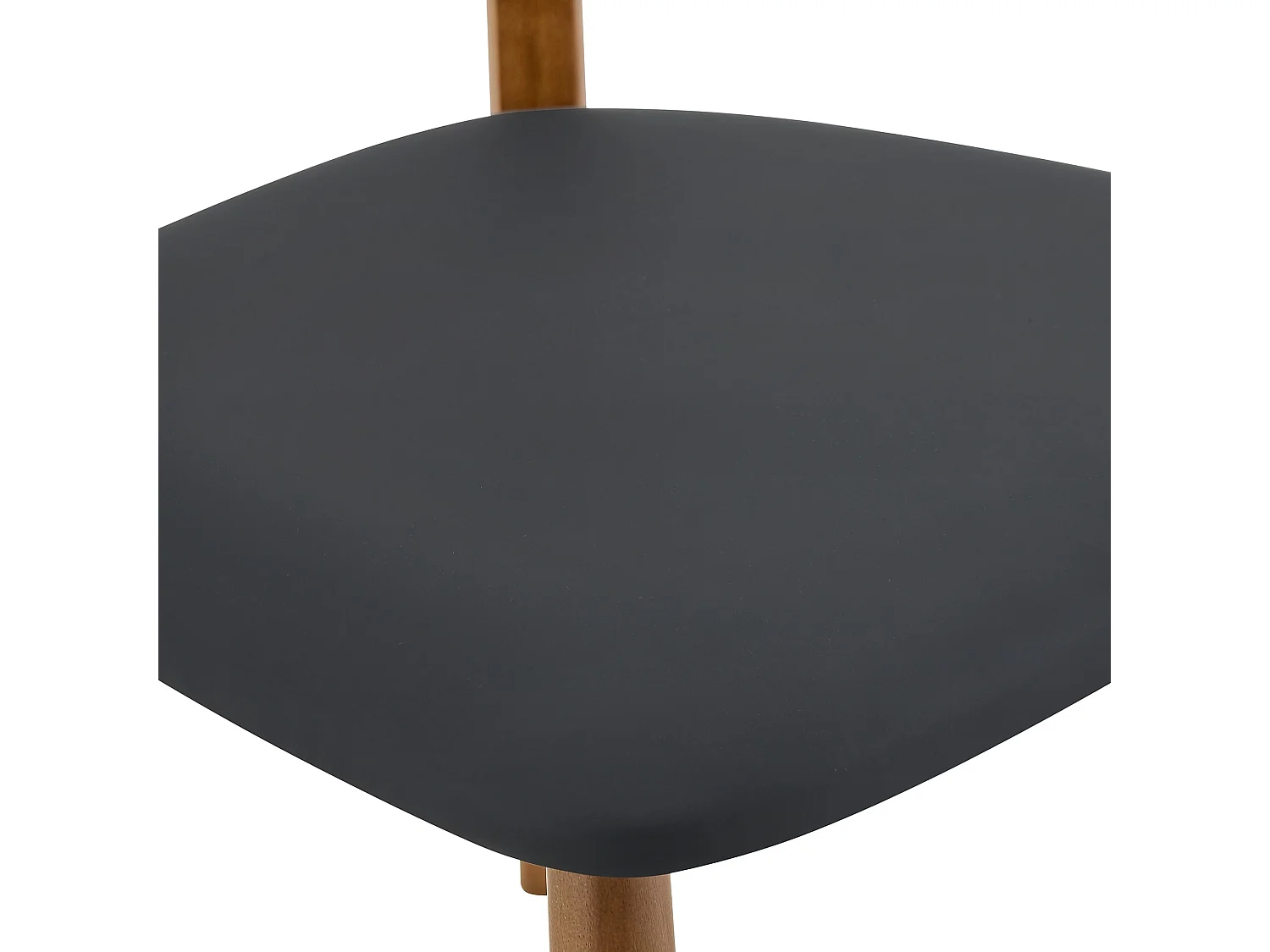 Scandinavische Eetkamerstoelen 2-delige set met Gebogen Houten Rugleuning