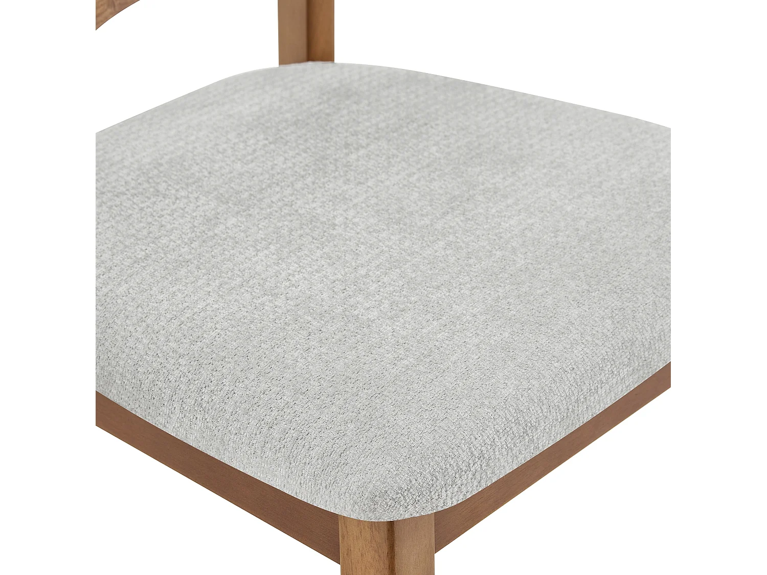 Scandinavische Eetkamerstoelen 2-delige set met vlindervormige rugleuning en PU-zittingen