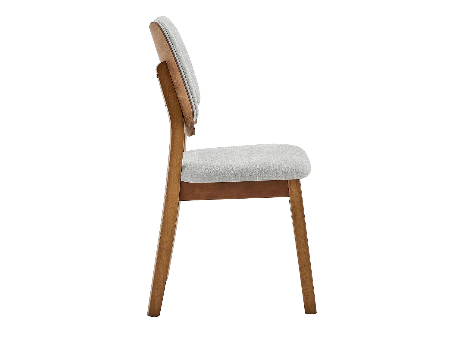 Scandinavische Eetkamerstoelen 2-delige set met vlindervormige rugleuning en PU-zittingen