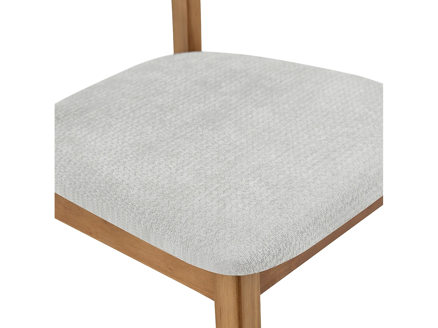 Scandinavische Eetkamerstoelen van Massief Hout 2-Delig Set met Handgreep Rugleuning