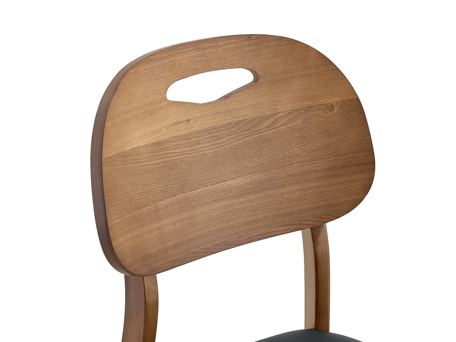 Scandinavische massief houten eetkamerstoelen 2-delige set met armleuningen
