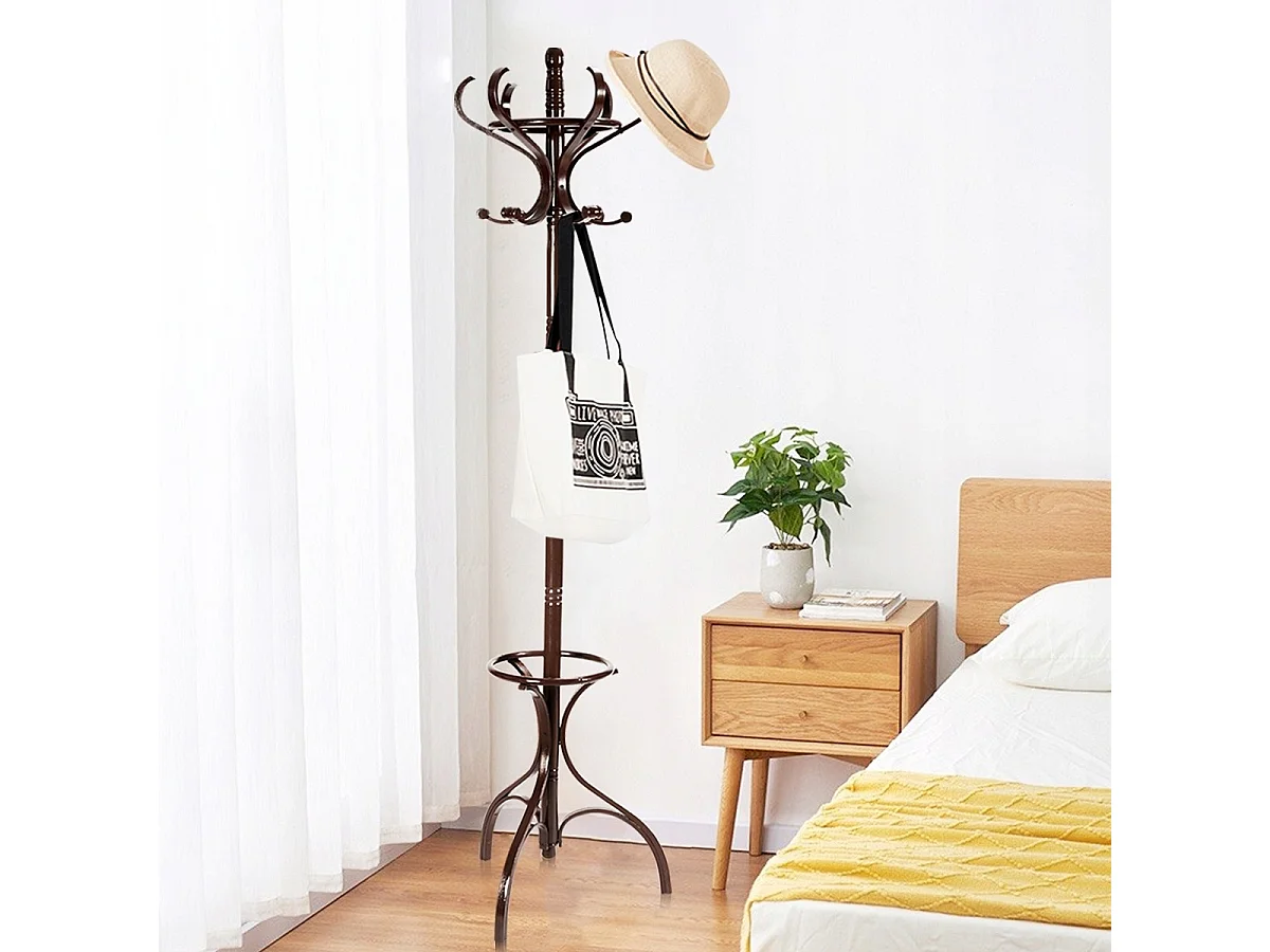 PORTE-VÊTEMENTS PIVOTANT EN BOIS