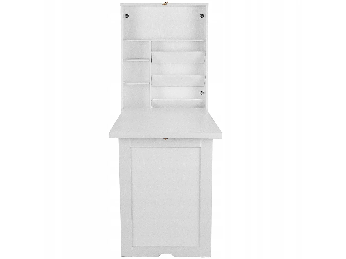 BUREAU MURAL SUSPENDU PLIABLE TABLE ARMOIRE ÉTAGÈRES