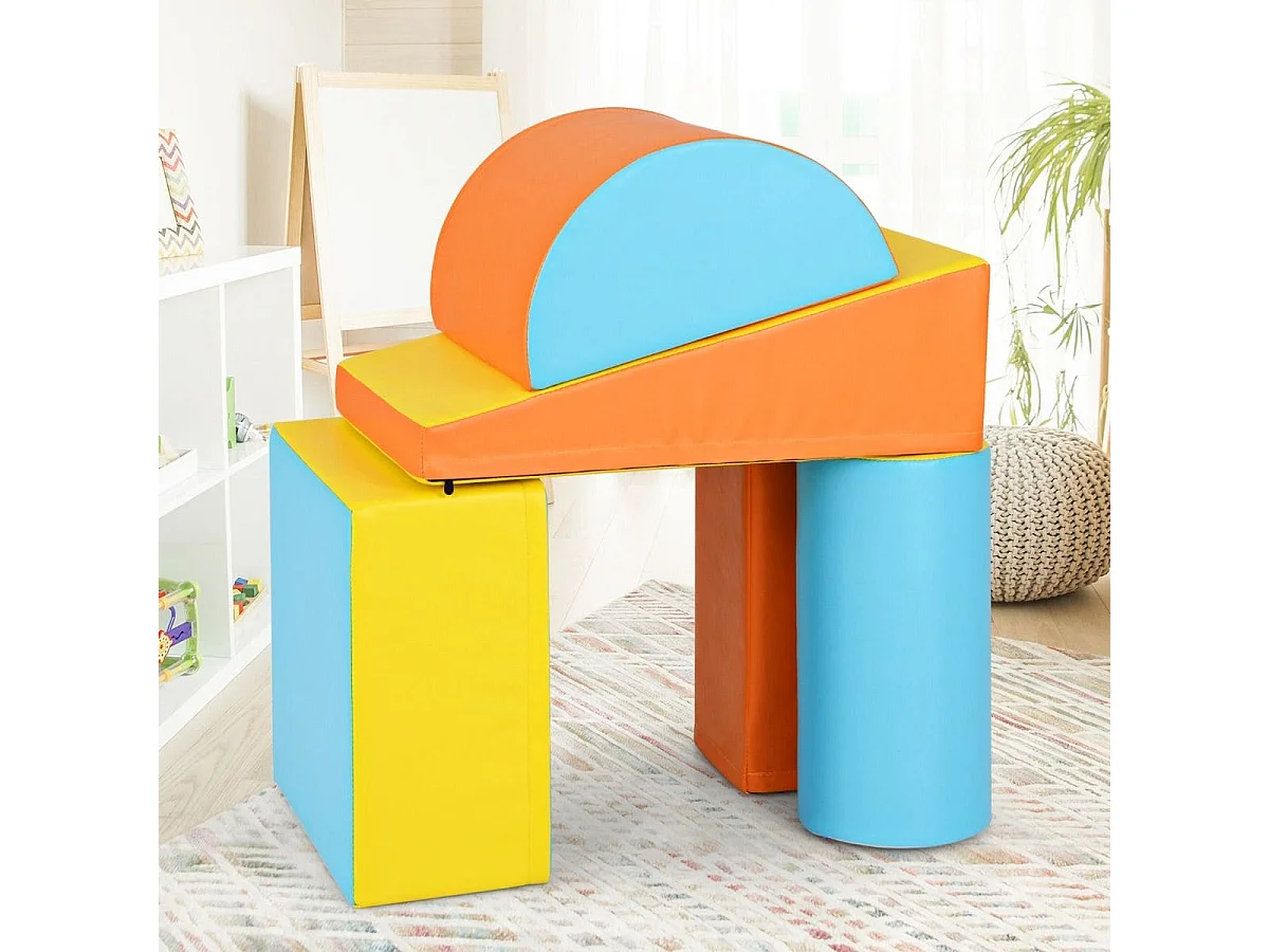 Set „Große Schaumstoffbausteine für Kinder“, 5 Stück