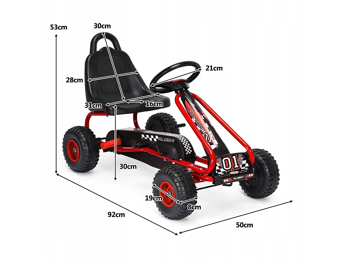 GO-KART A PEDALI, AUTOMOBILINO PER BAMBINI
