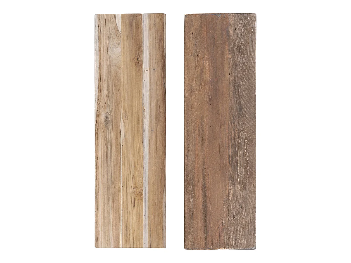 Barcelona bank van natuurlijk teakhout, 90 cm