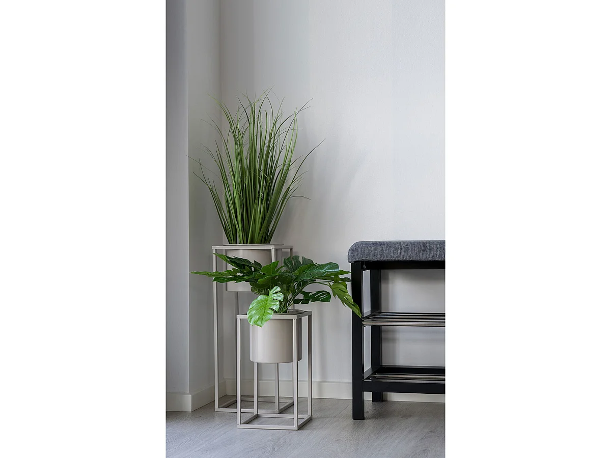 Erba poa artificiale verde H 68 cm