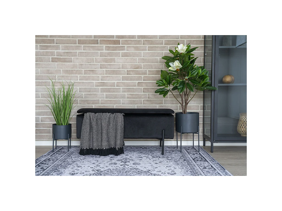 Erba poa artificiale verde H 68 cm