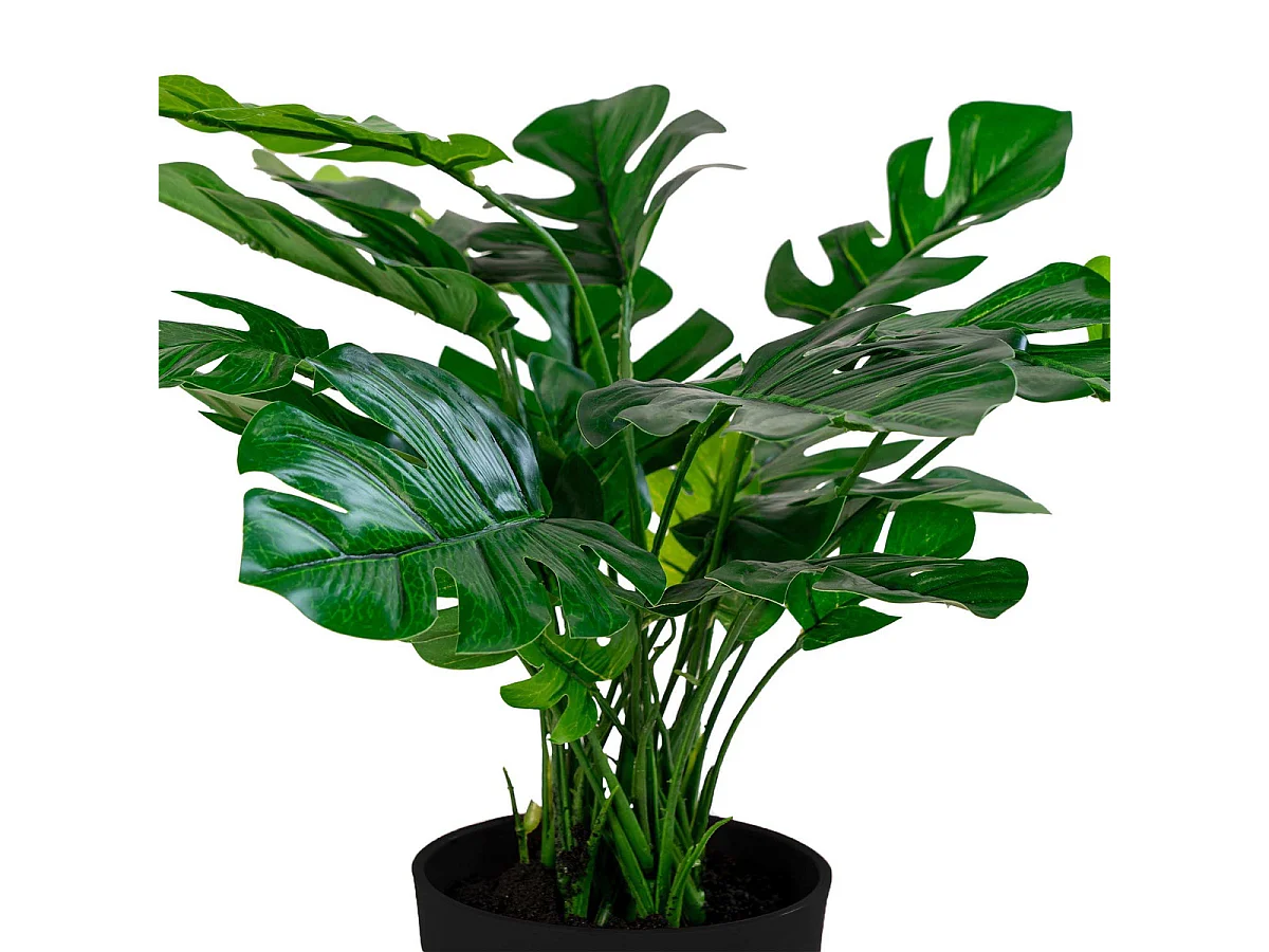 Monstera artificiale verde H 45 cm