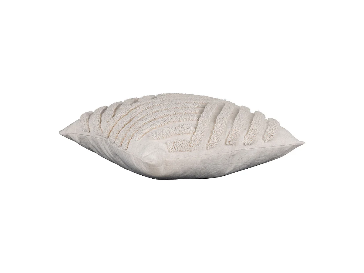 Coussin Albany blanc 45x45 cm