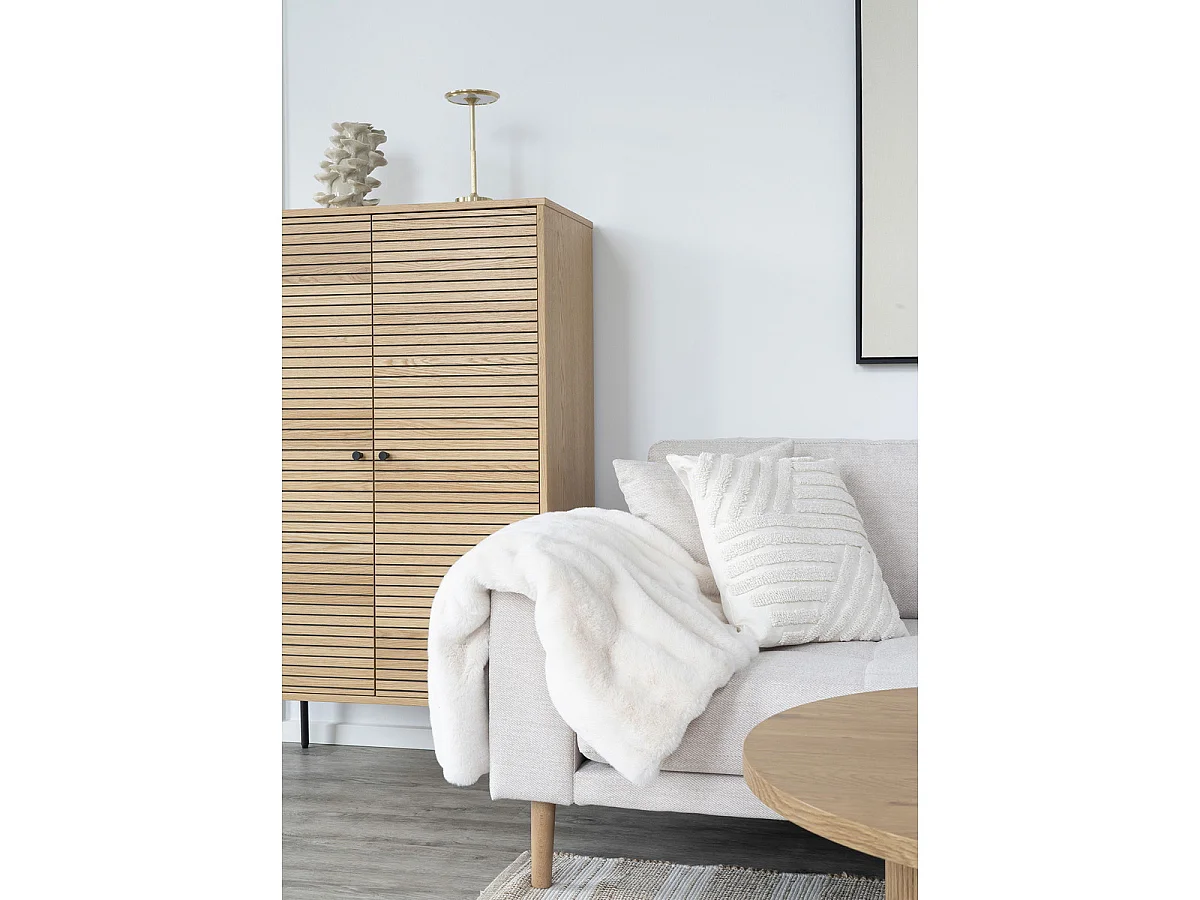 Coussin Albany blanc 45x45 cm