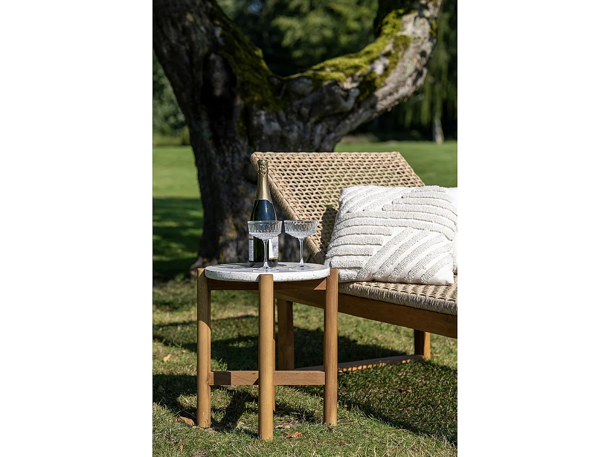 Coussin Albany blanc 45x45 cm