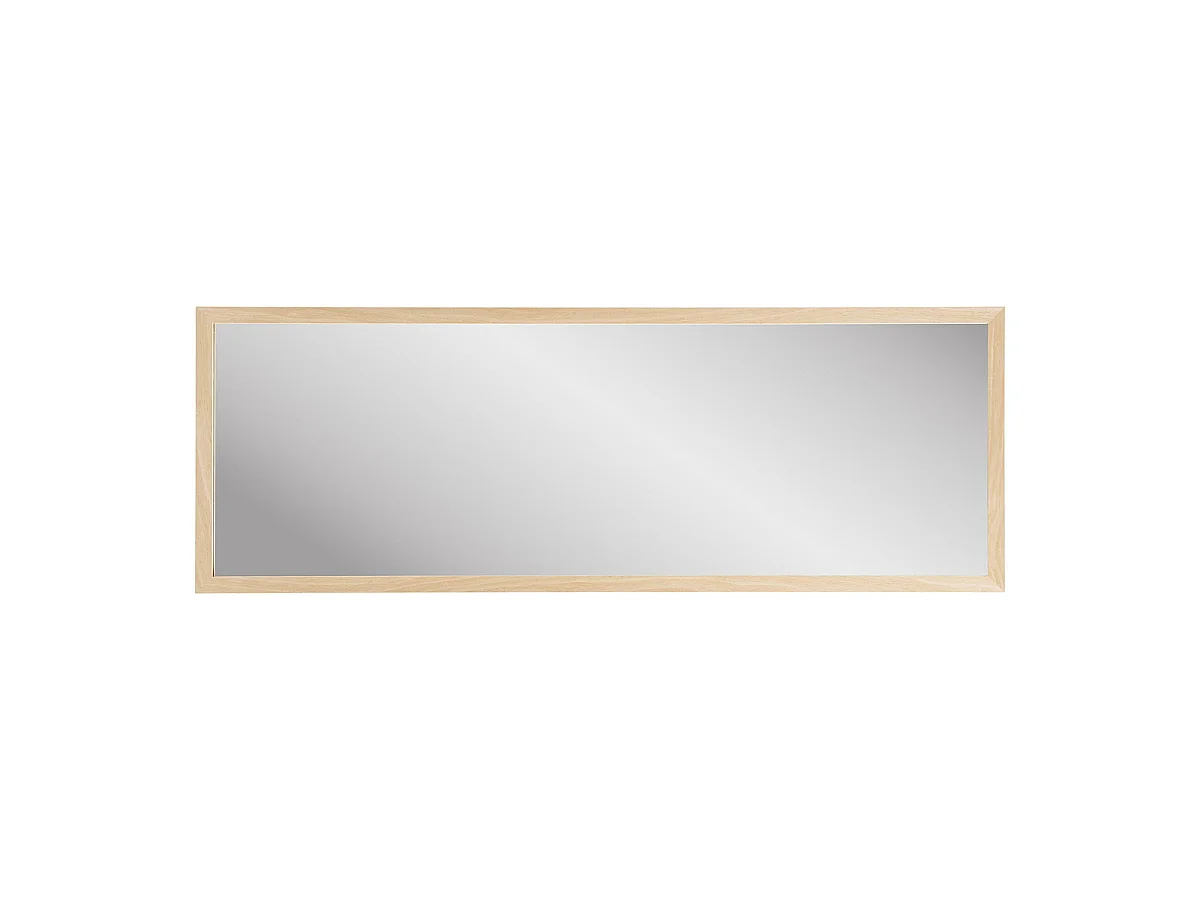 Lustro ścienne Scottsdale z ramą z naturalnego drewna 45x110 cm