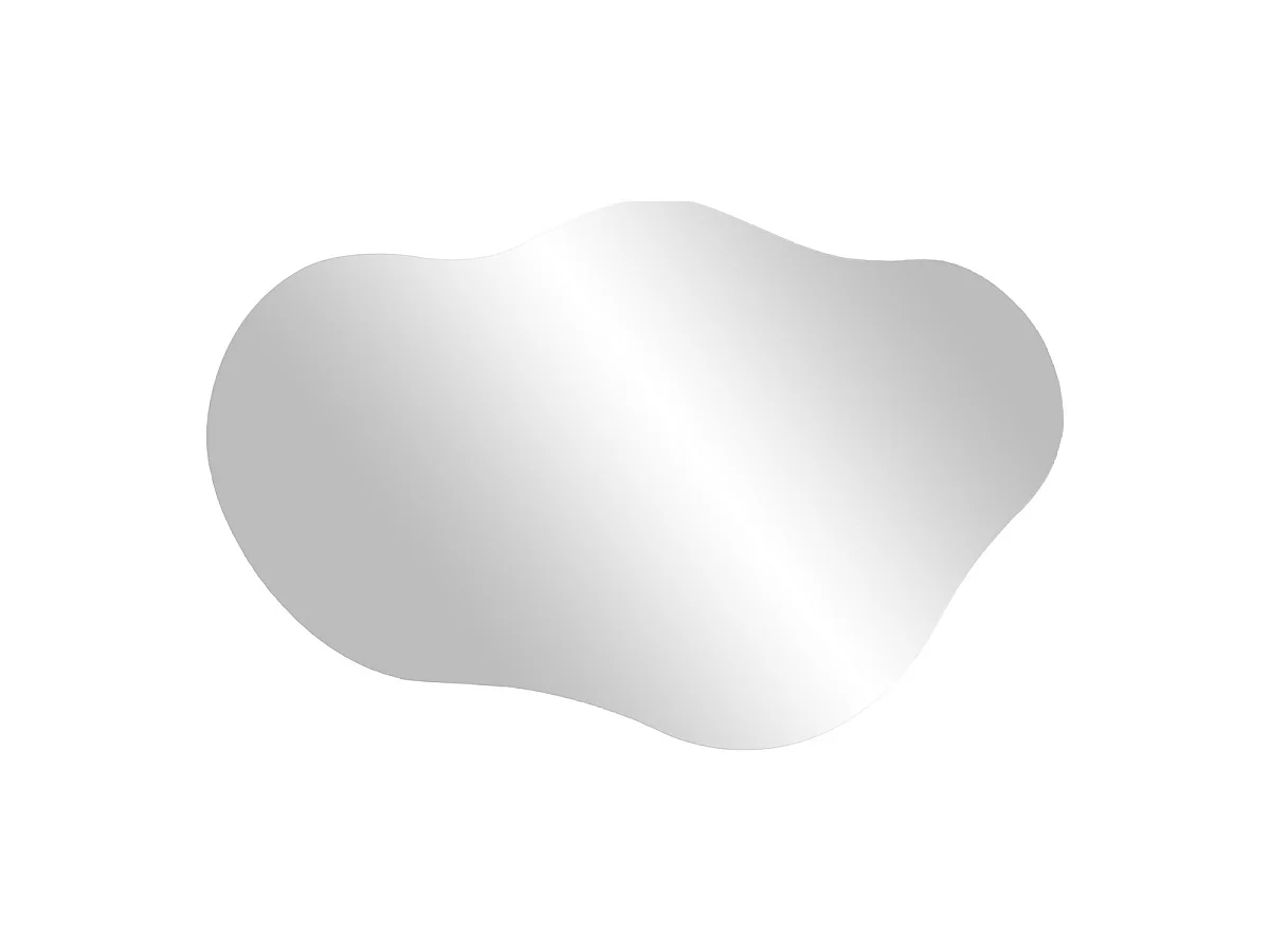 Wandspiegel Palermo van glas in organische vorm 40x60 cm