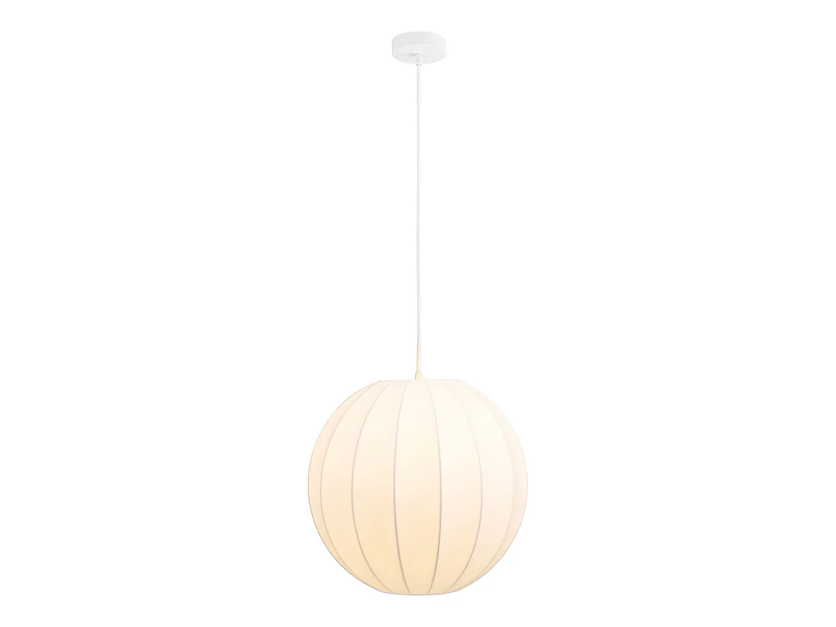 Lampe à Suspension Coventry en Résine Blanche ø40 cm