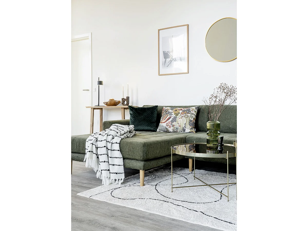 Tapis Tampa Vikasa Home en coton naturel 160x230 cm