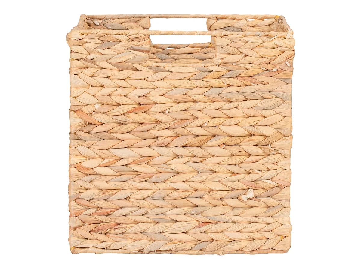Cesta plegable Passo de jacinto de agua natural 30x30x30 cm