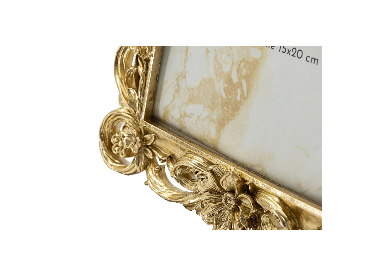 Cornice portafoto Classic oro dal profilo tradizionale 15x20 cm