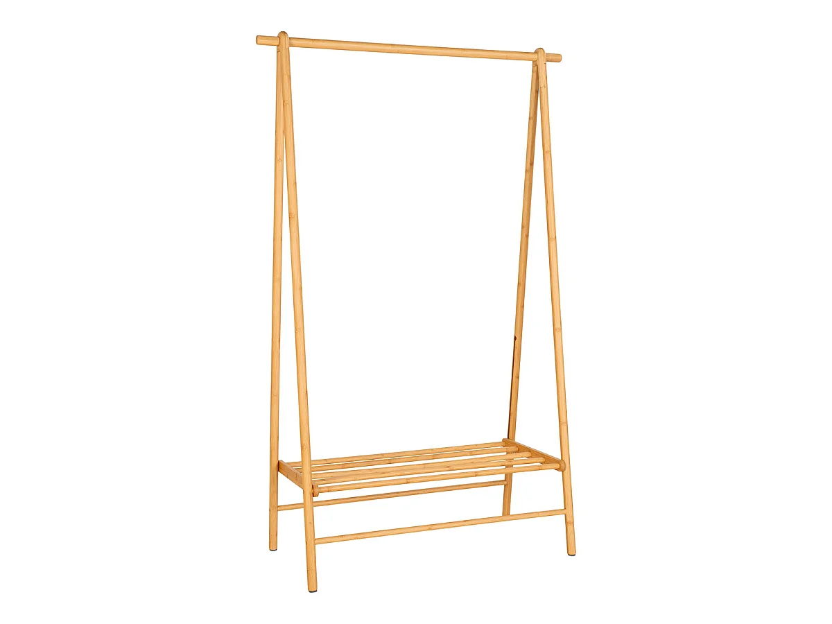 Manaus Porte-manteau en bambou naturel 104x46x164 cm