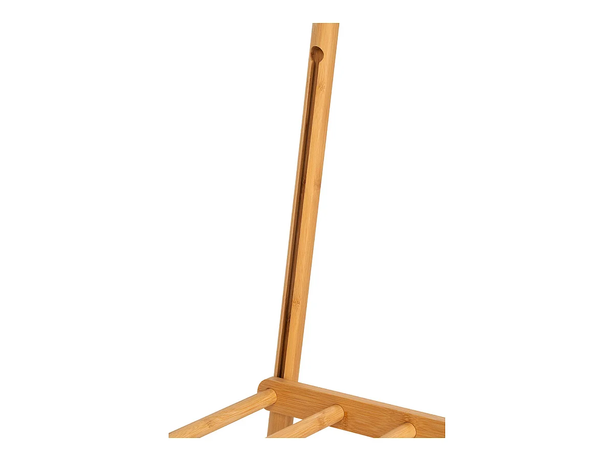 Manaus Porte-manteau en bambou naturel 104x46x164 cm