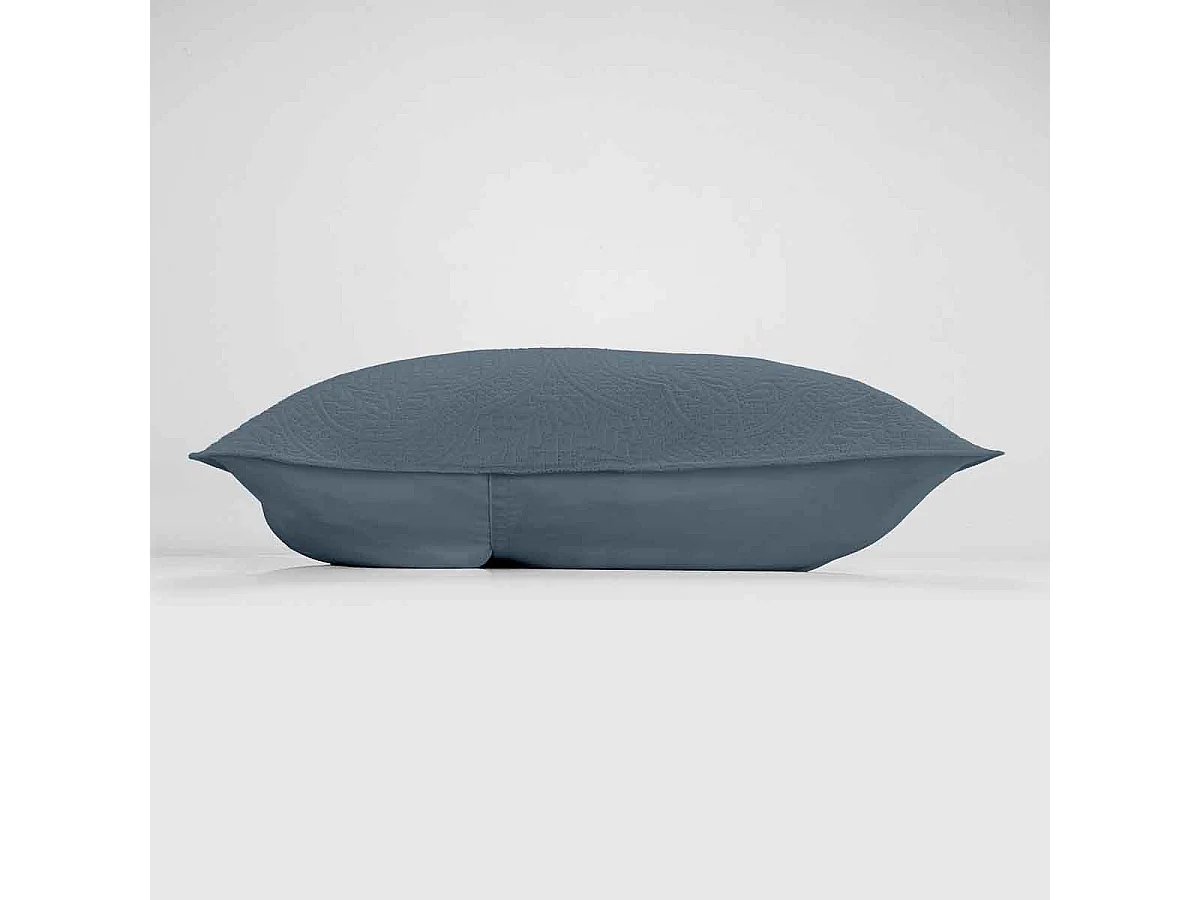 Housse de Coussin "Romane" 60x60cm Bleu
