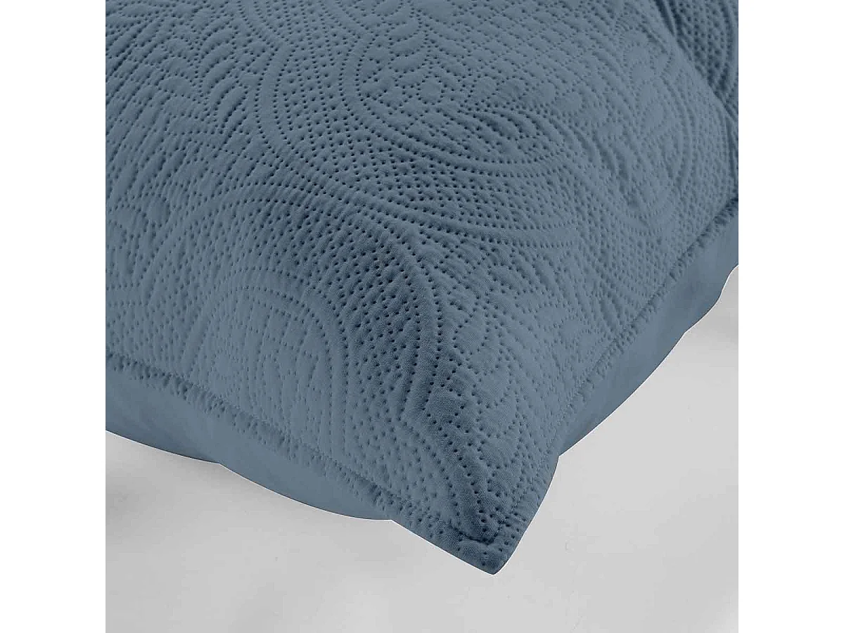 Housse de Coussin "Romane" 60x60cm Bleu