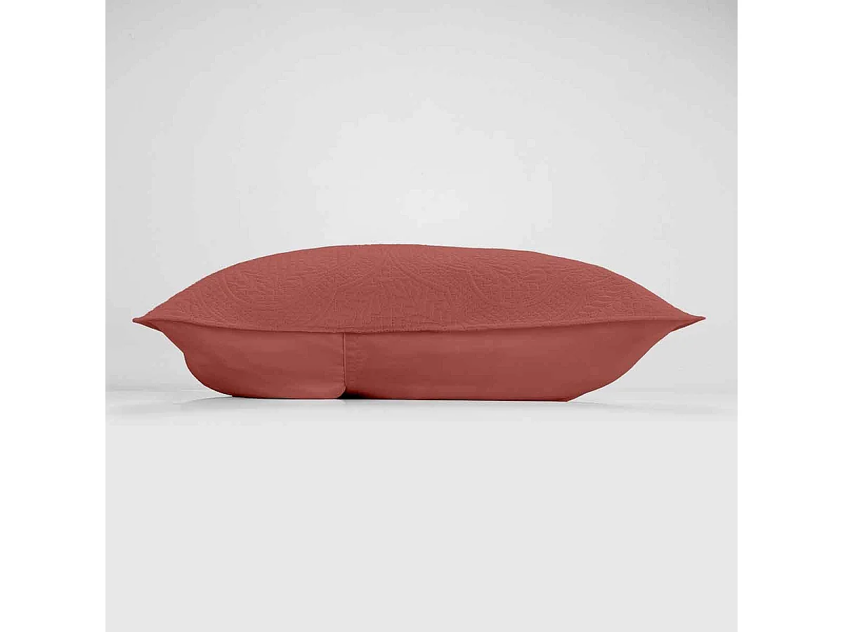Housse de Coussin "Romane" 60x60cm Terracotta