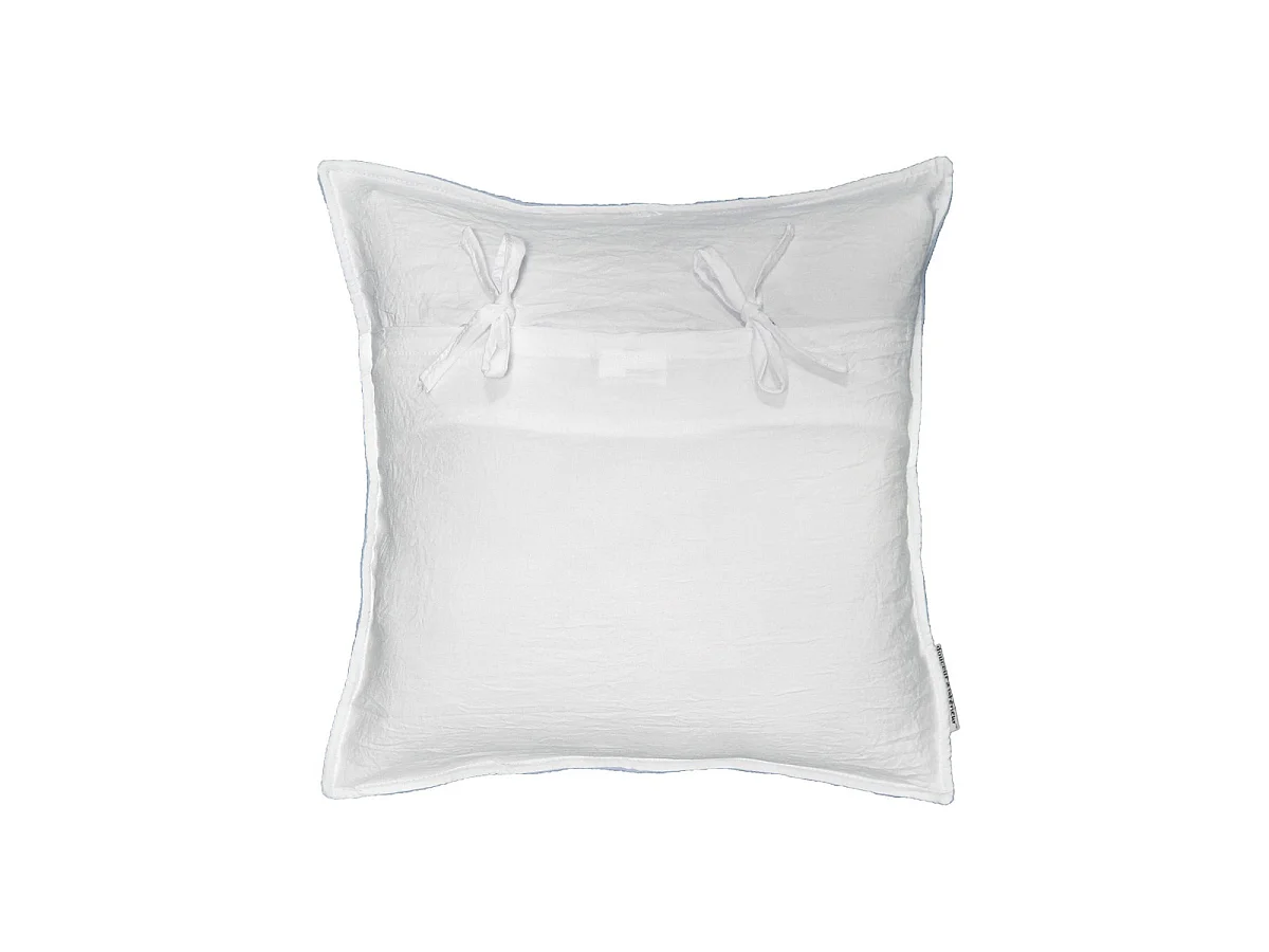 Housse de Coussin "Mellow" 40x40cm Bleu & Blanc
