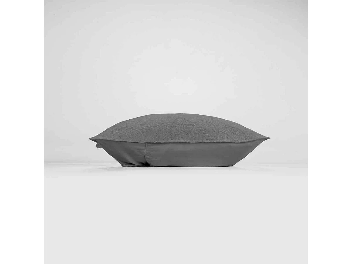 Housse de Coussin "Romane" 40x40cm Anthracite