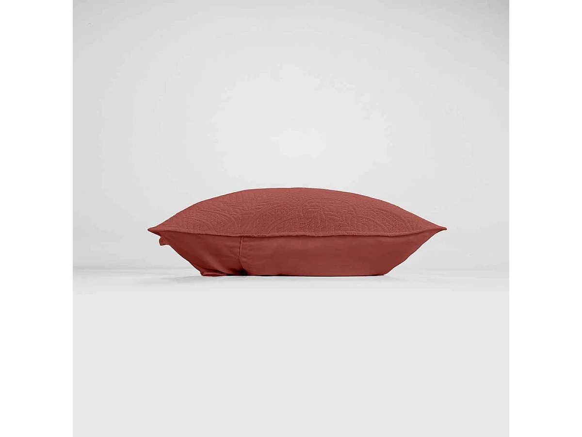 Housse de Coussin "Romane" 40x40cm Terracotta