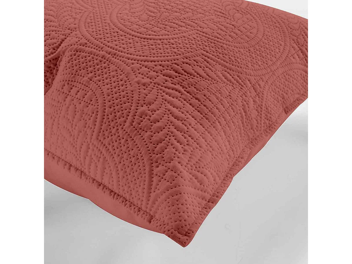 Housse de Coussin "Romane" 40x40cm Terracotta