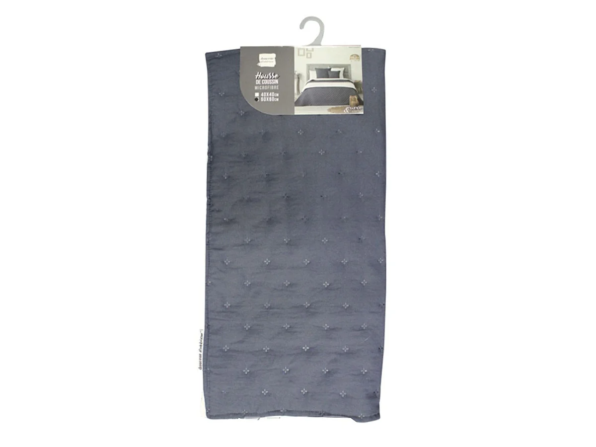 Housse de Coussin "Mellow" 60x60cm Bleu & Blanc