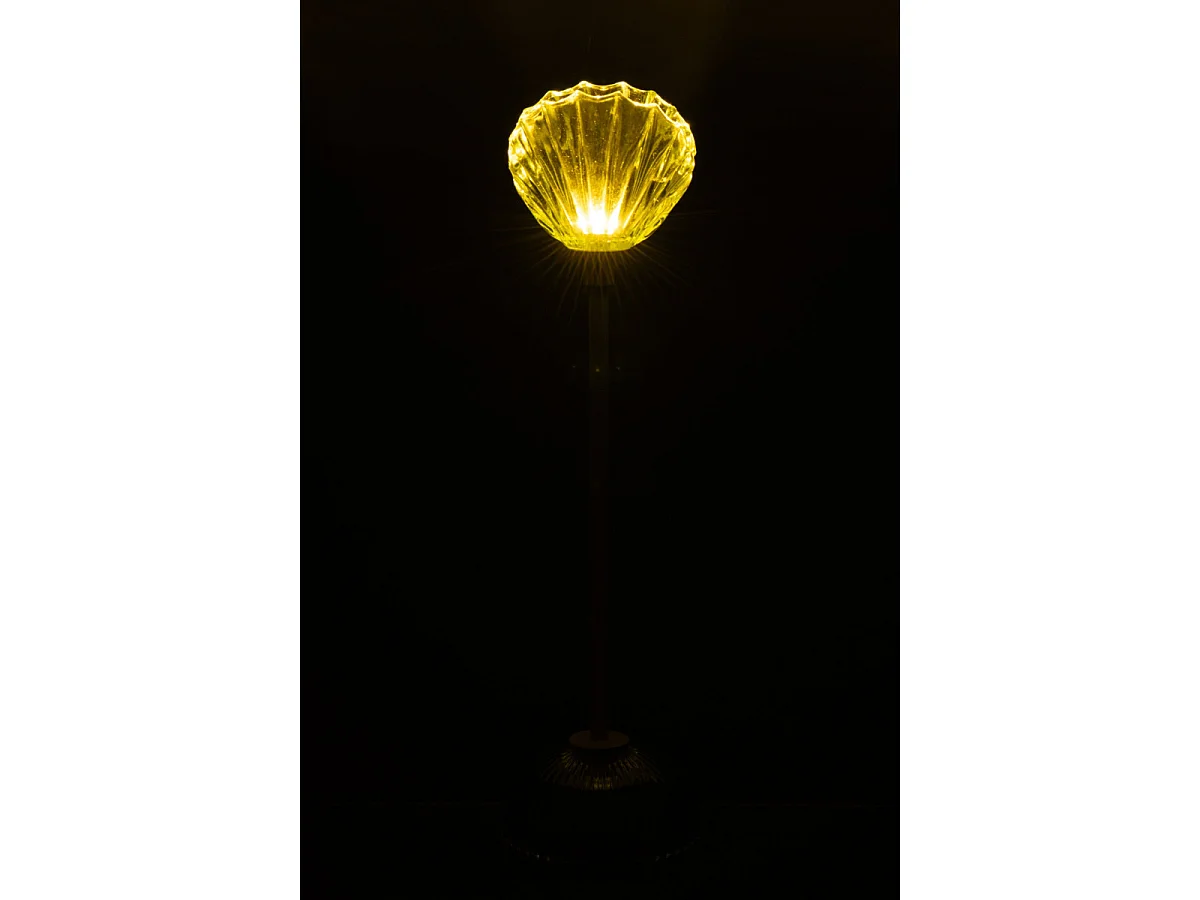 Lampe à Poser LED Coquillage "Conchiglia" 37cm Vert Clair