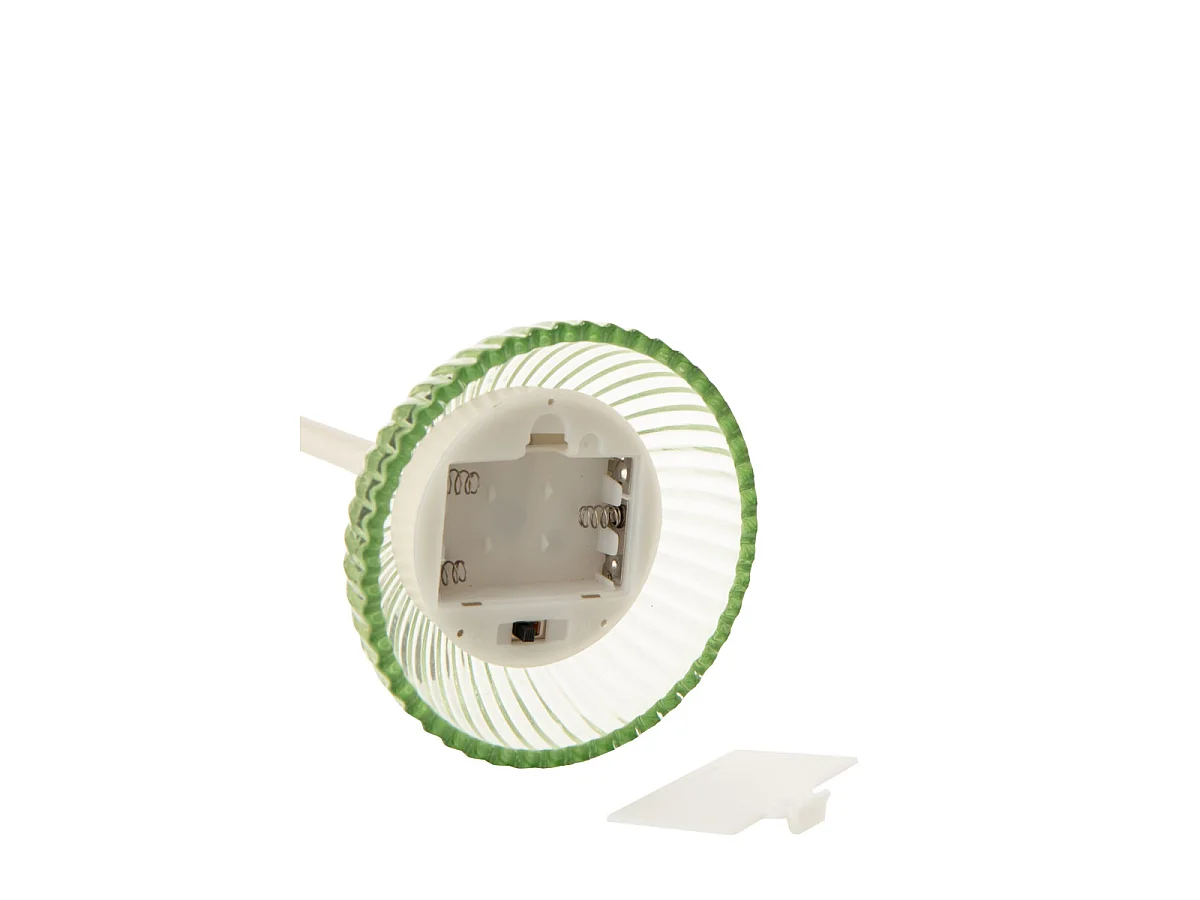 Lampe à Poser LED Coquillage "Conchiglia" 31cm Vert Clair