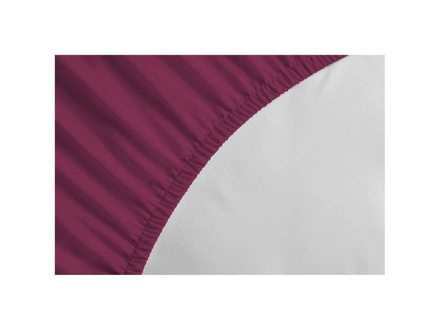 Drap-housse 90 x 190+30 cm - Fuchsia