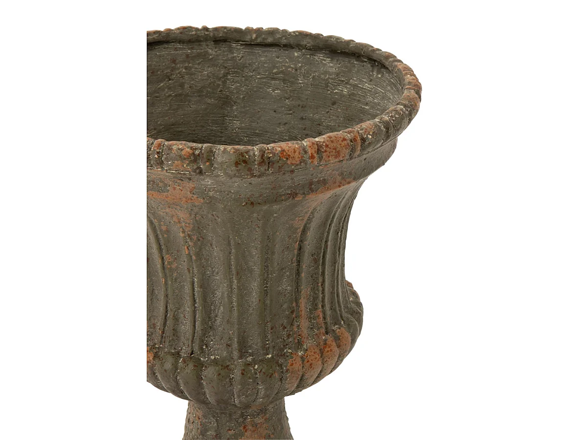 Cache-Pot sur Pied Extérieur "Antik" 56cm Vert Foncé