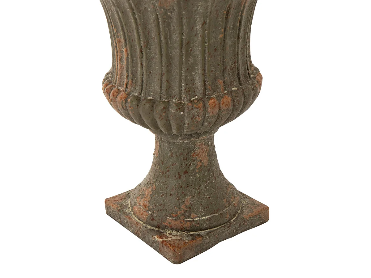 Cache-Pot sur Pied Extérieur "Antik" 56cm Vert Foncé
