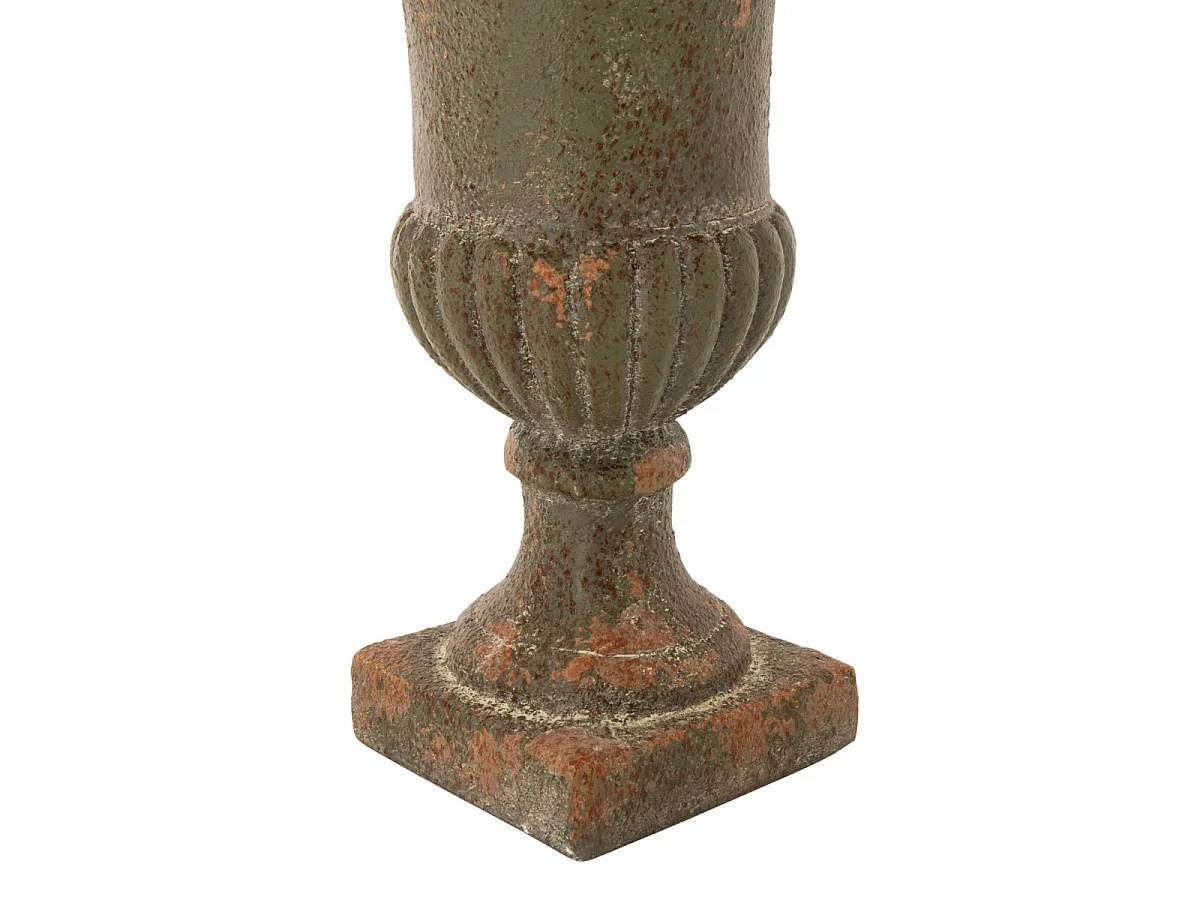 Cache-Pot sur Pied Extérieur "Antik" 71cm Vert Foncé