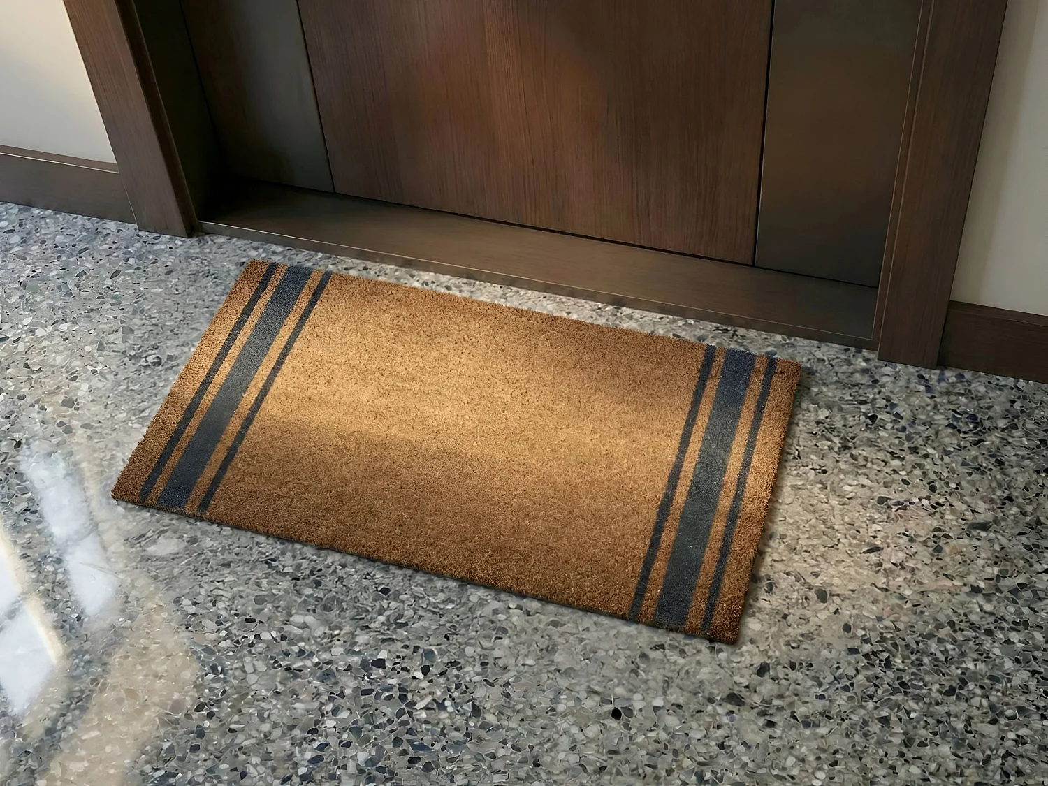 Paillasson PORTAGE Naturel 45 x 75 cm Fibre de coco
