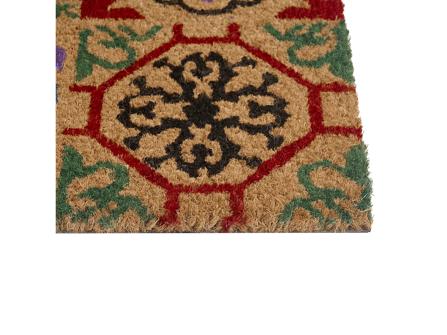 Paillasson NAUKATI Multicolore 45 x 75 cm Fibre de coco
