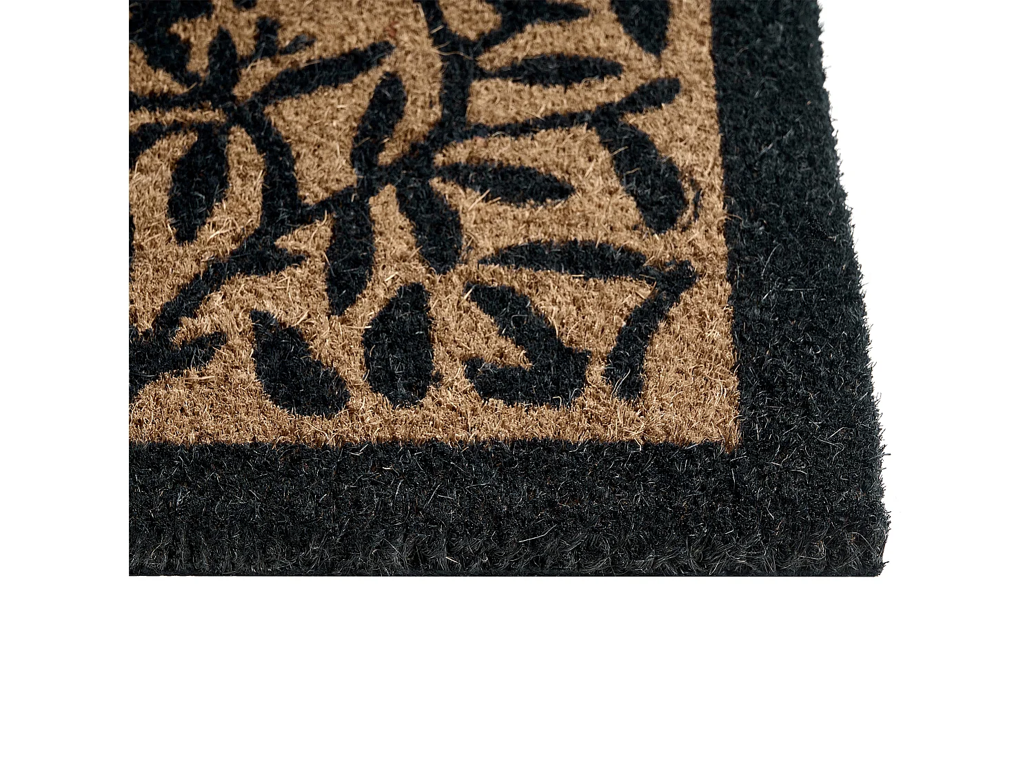 Paillasson NUNIVAK Naturel 45 x 75 cm Feuille Fibre de coco