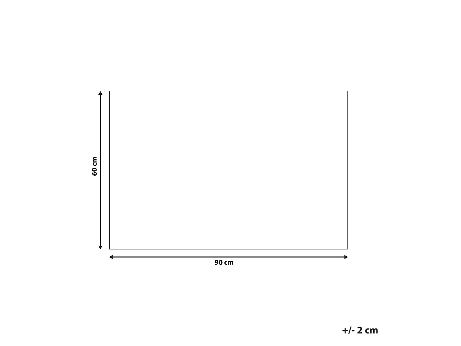 Paillasson VILLASIS Beige/noir 40 x 60 cm Fibre de coco