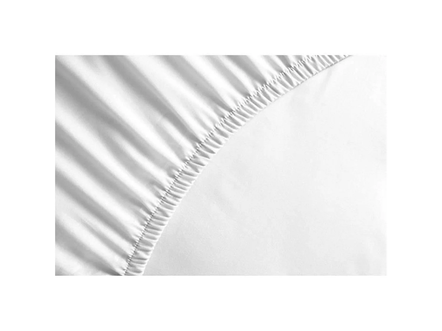 Microfiber Hoeslaken 140 x 190 cm + 30 cm Zak - Wit - Lichtgewicht 82g - HOME LINGE PASSION