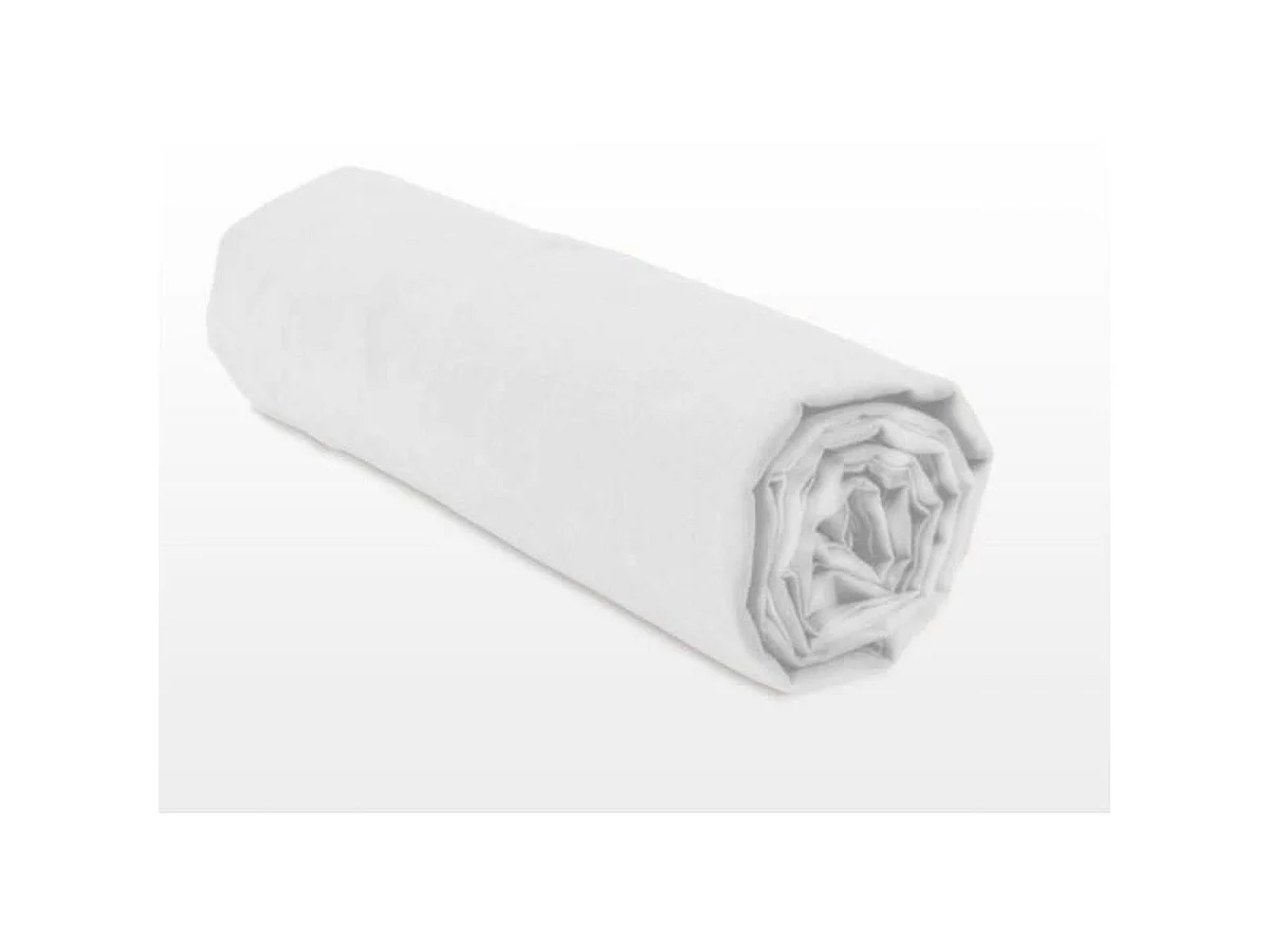 Microfiber Hoeslaken 140 x 190 cm + 30 cm Zak - Wit - Lichtgewicht 82g - HOME LINGE PASSION