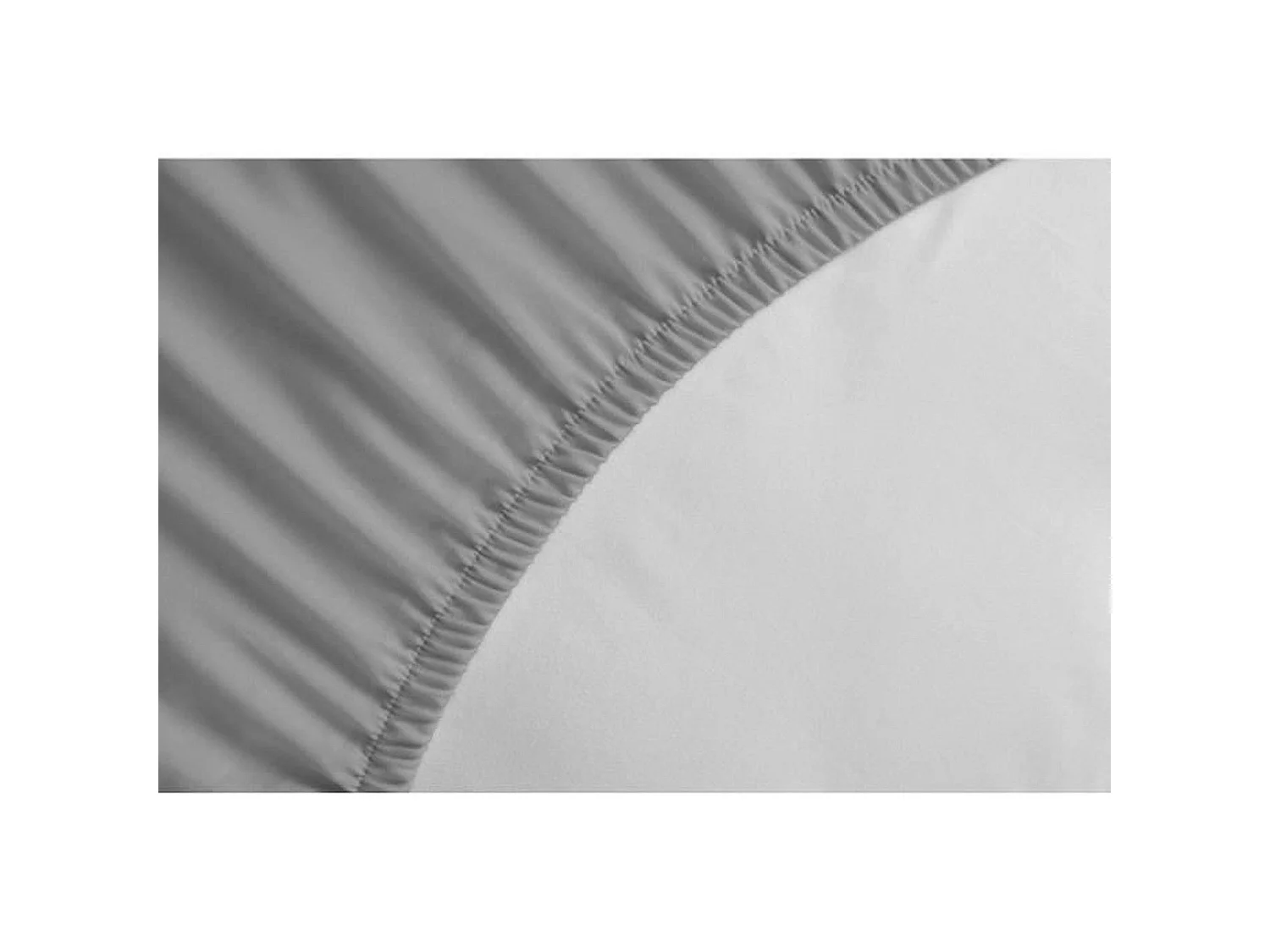 Microfiber Hoeslaken 160x200 cm - Licht Grijs - 82g - HP71769