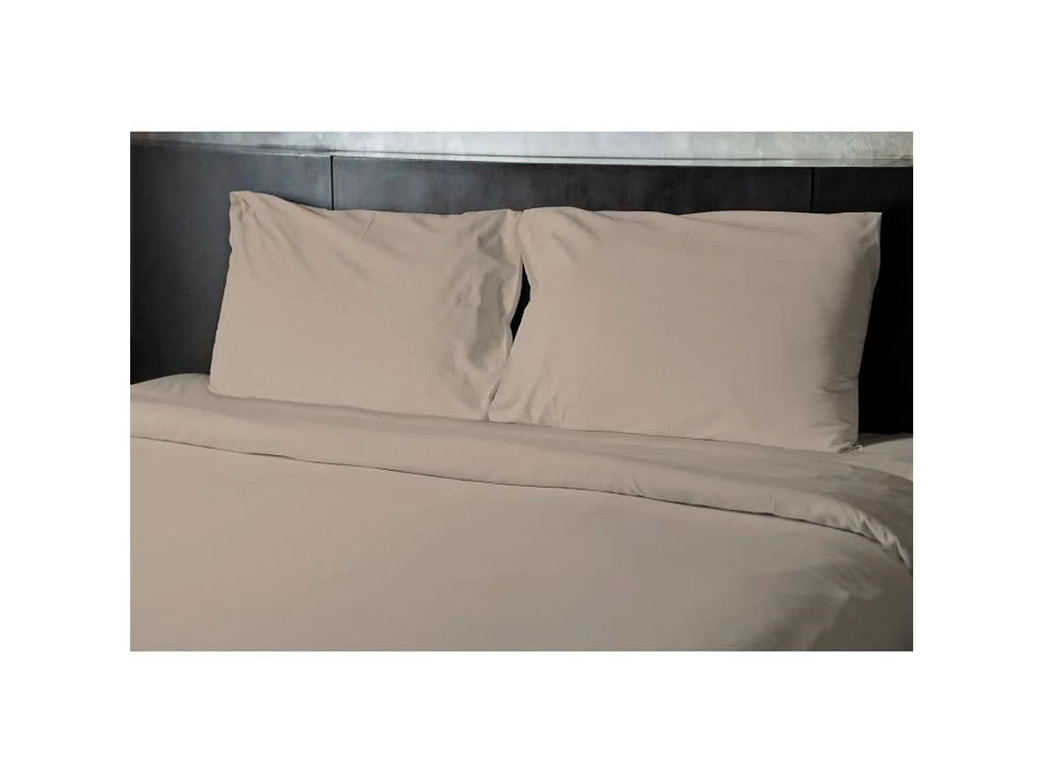 Dubbel Platte Microfiber Laken 240 x 300 cm - Beige Home Passion