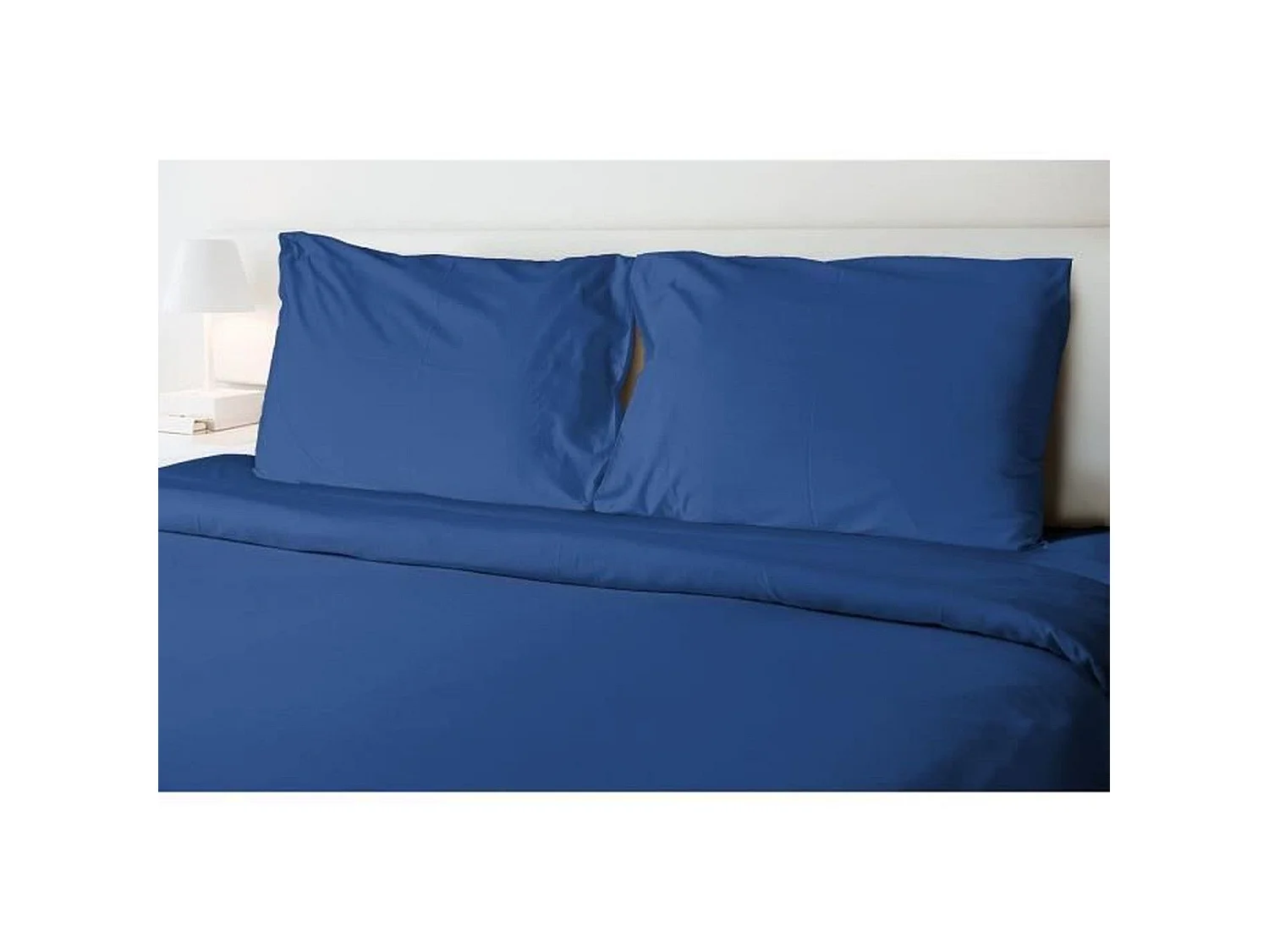 Drap plat microfibre 82 g - 240 x 300 cm - Bleu